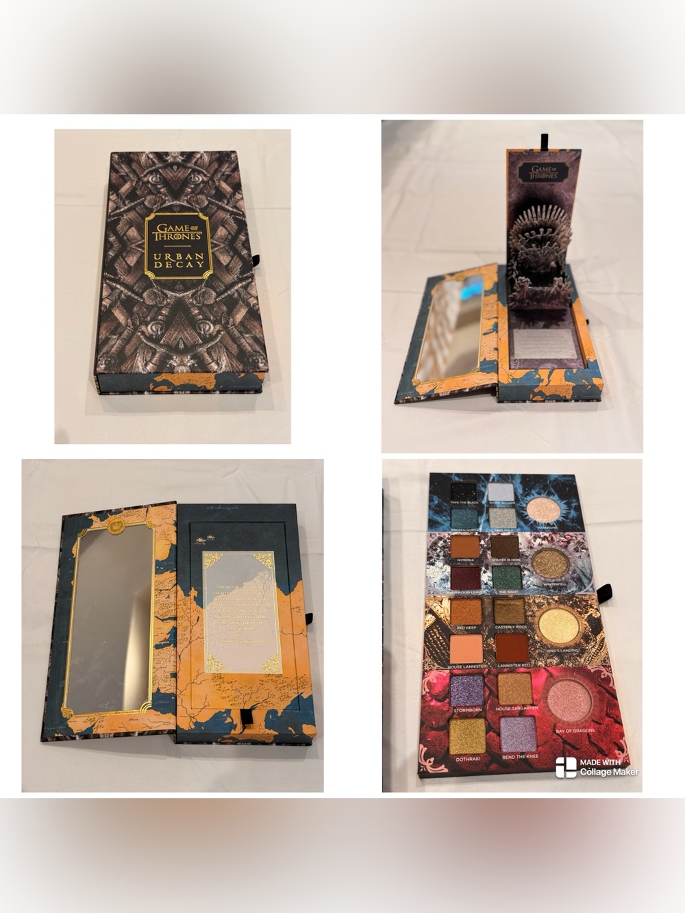 Urban Decay Game of Thrones Eyeshadow Palette, limited-edition  Never Used